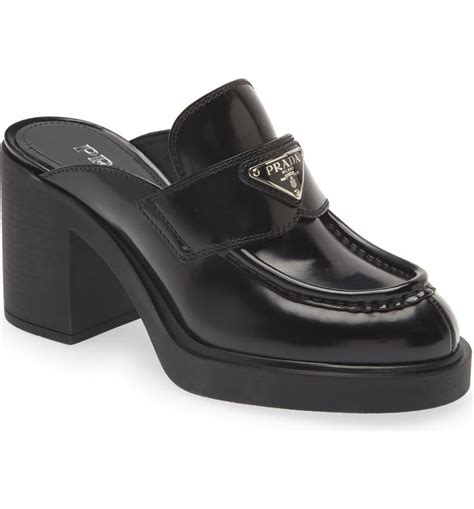 prada loafers mules|Prada loafers women's.